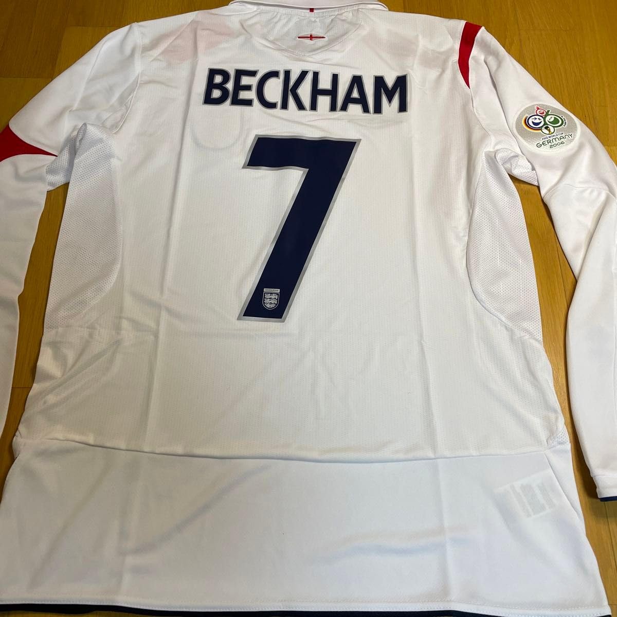 良品】2002 イングランド代表 ホーム ユニフォーム #7 ベッカム 良品