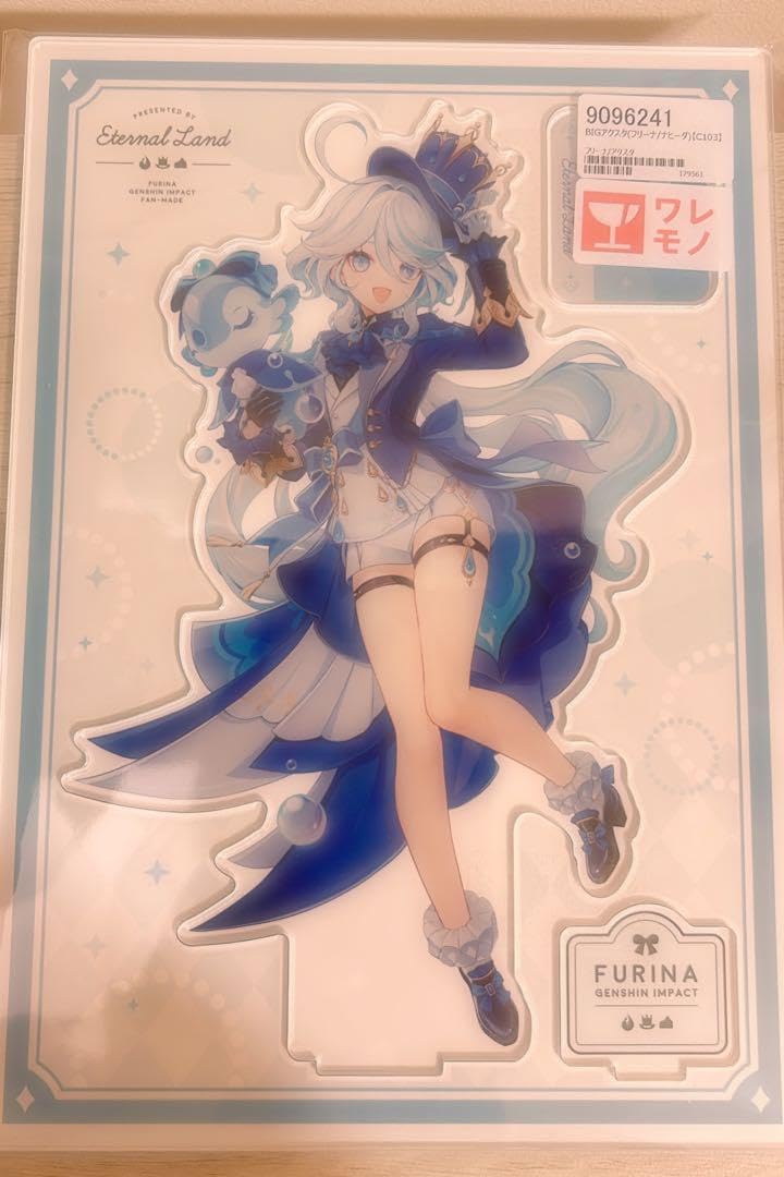 胡桃 フリーナ BIGアクリルスタンド 原神 C104 コミケ ETERNAL LAND 6U