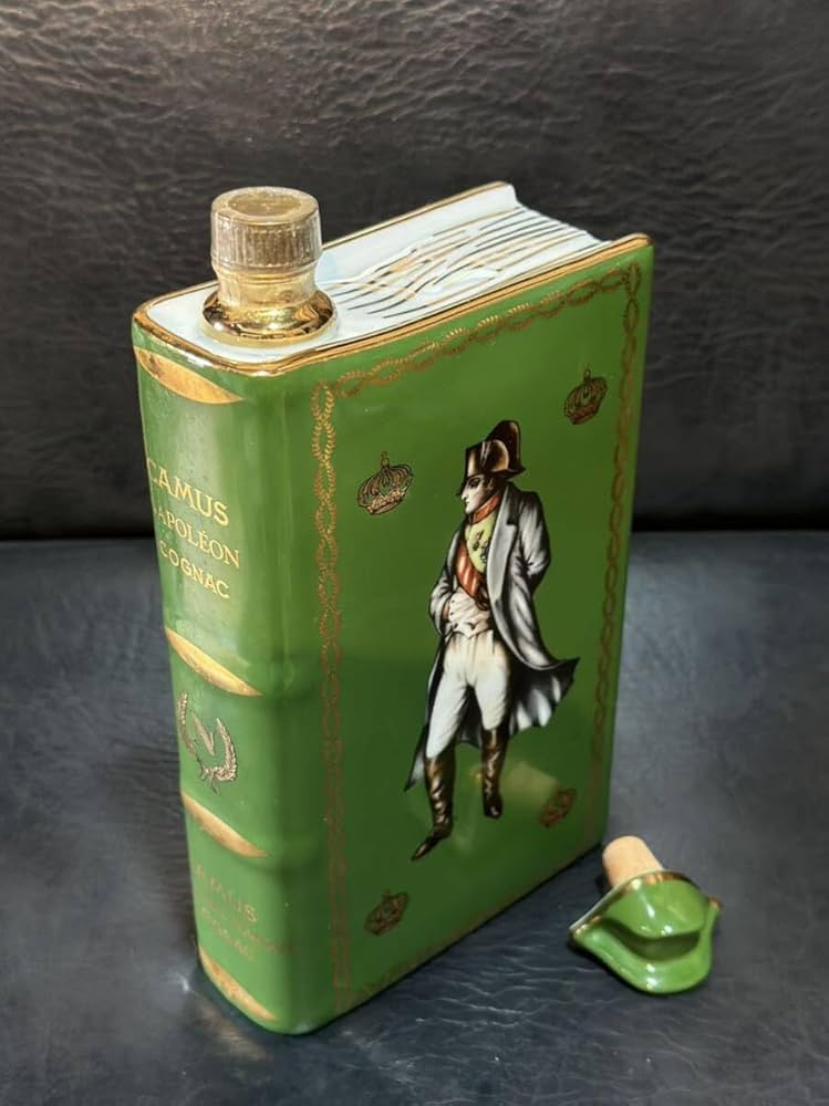 Amazon.co.jp: レア カミュ ナポレオン ブック 陶器 グリーン 700ml