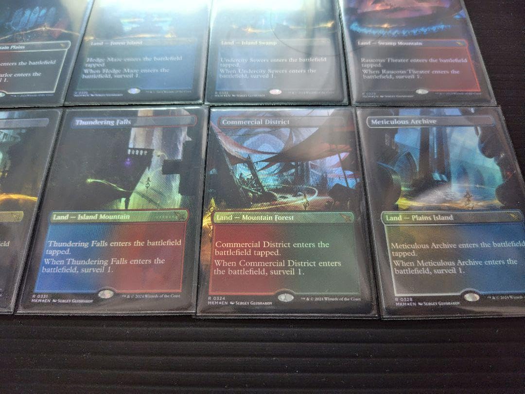 MTG 地底街の下水道 ボーダーレス foil 4枚 日本語版 MTG 地底街の