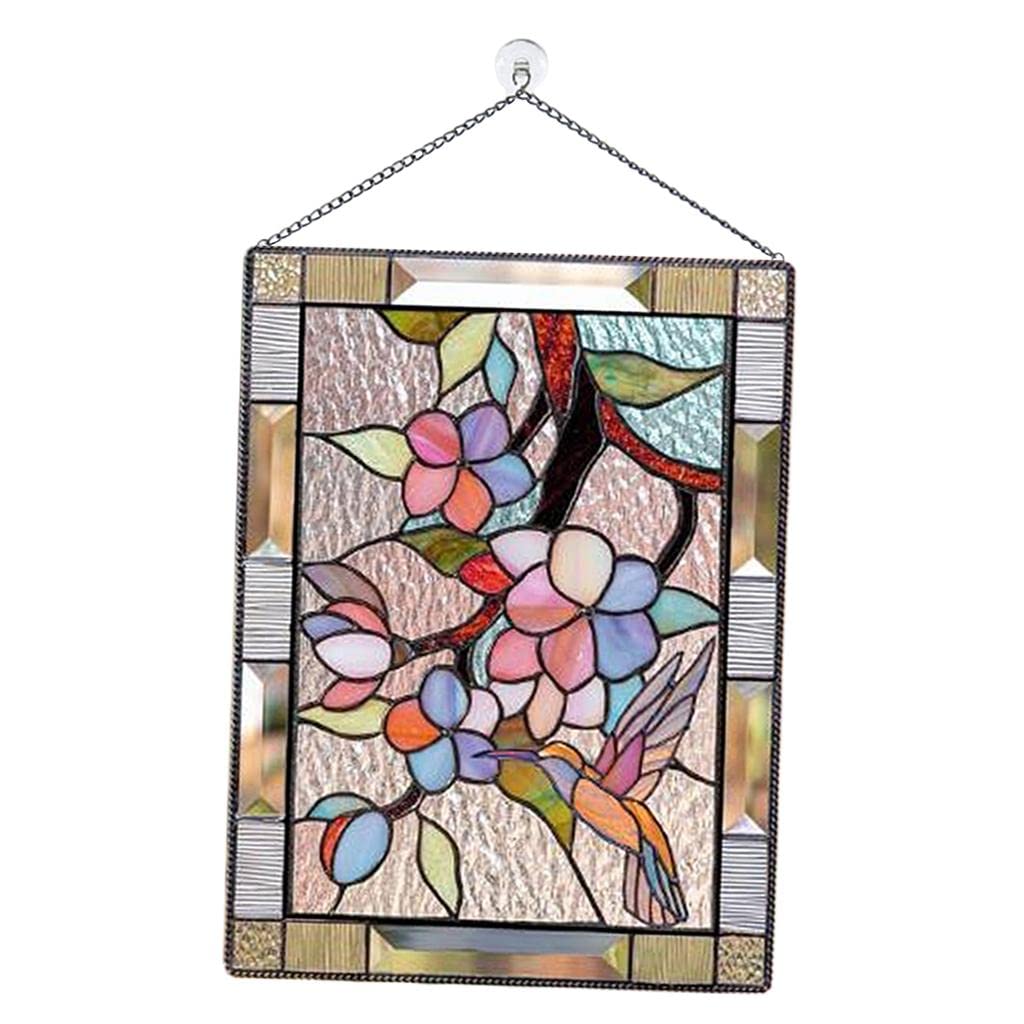 ステンドグラスパネル煙サンタ22-2 ステンドグラスパネル煙サンタ22-2