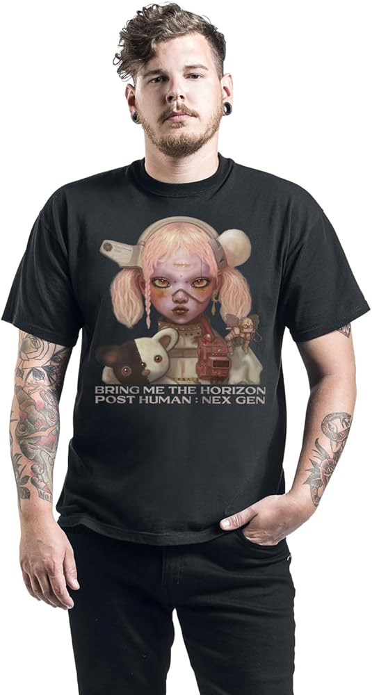 Amazon.com: Bring Me The Horizon T Shirt Nex Gen Cover Official