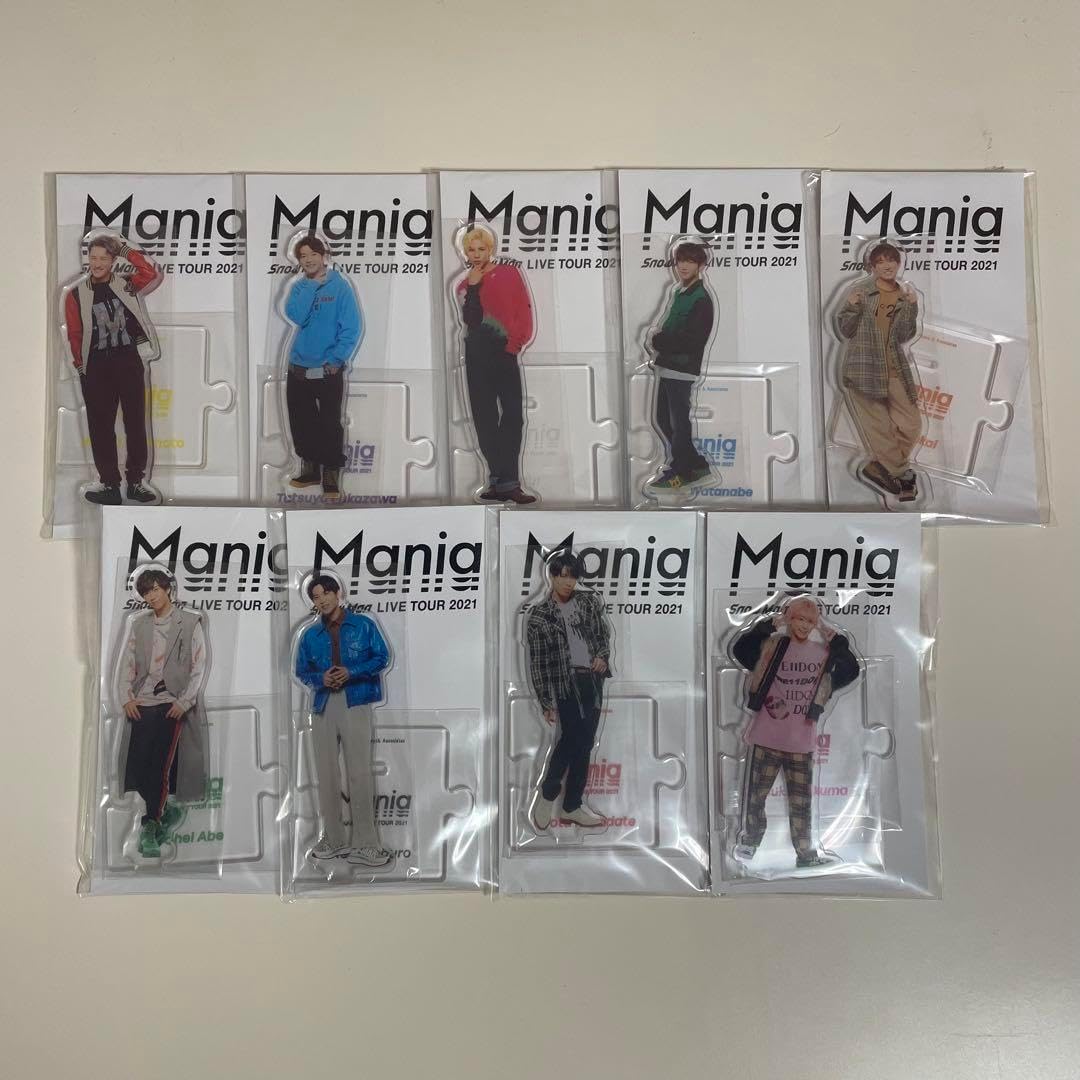 SnowMan Mania アクスタ 9人セット Man Mania アクリルスタンド 9人