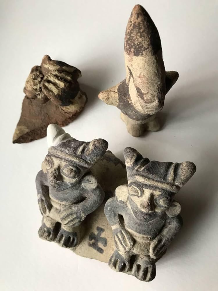 Amazon.co.jp: プレインカコレクション⑤チャンカイ土器破片3点人形と