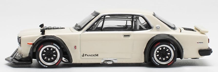 Amazon | POP RACE 1/64 SKYLINE GT-R V8 DRIFT WHITE 完成品