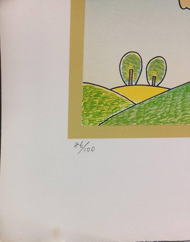 リトグラフ モティ 乗馬 107/120 直筆サイン リトグラフ モティ 乗馬