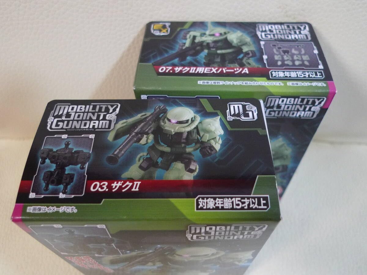 MOBILITY JOINT vol.1#03 ザクⅡ / #07 ザクⅡ用EXパーツA 2種