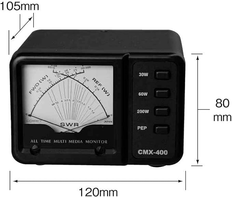 Amazon | Comet CMX-400 SWR&POWER METER CMX400 | Steakos | SWR メーター