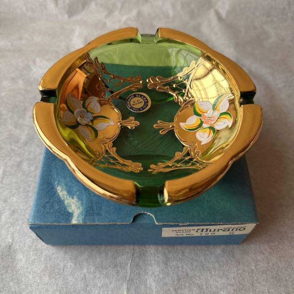 ⭐︎新品⭐︎ 小皿 ベネチアンガラス イタリア・Veniceにて購入 灰皿