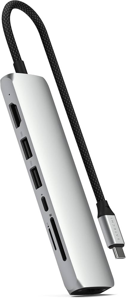 Amazon.com: Satechi 7 in 1 USB C Hub Multiport Adapter with