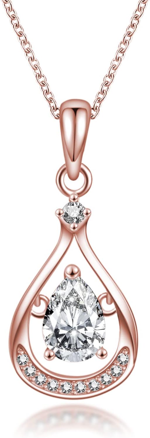 Amazon | [Joyshow] 「限定商品 ネックレス レディース 水滴形