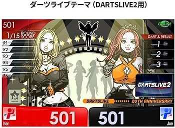 Amazon.co.jp: 即完売 ダーツライブカード DARTSLIVE 20周年 KENTOO