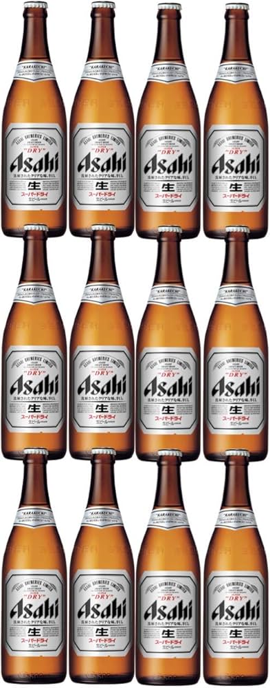 Amazon.co.jp: アサヒ スーパードライ 500ml中瓶×12本 段ボール発送