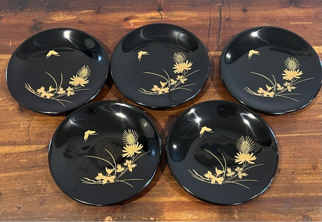 Amazon.co.jp: ［お］輪島塗 銘々皿 5枚セット : おもちゃ