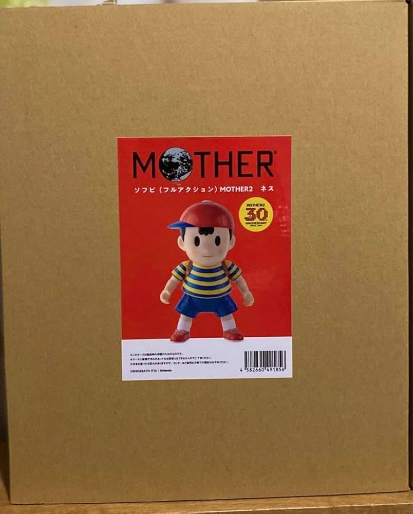 レア品 ネス フィギュア ソフビ 新品未開封 MOTHER 30周年記念 ゲーム