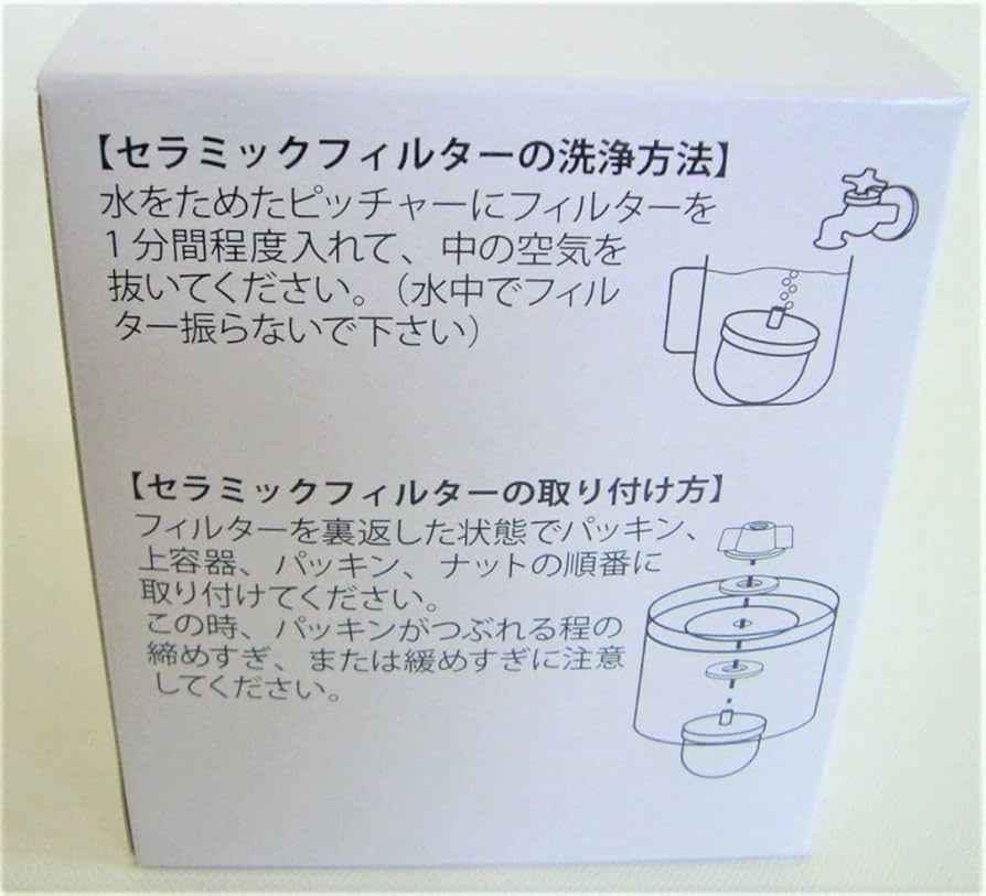 7月購入】ポタポタクラブセラミックフィルター&ゼオライトフィルター