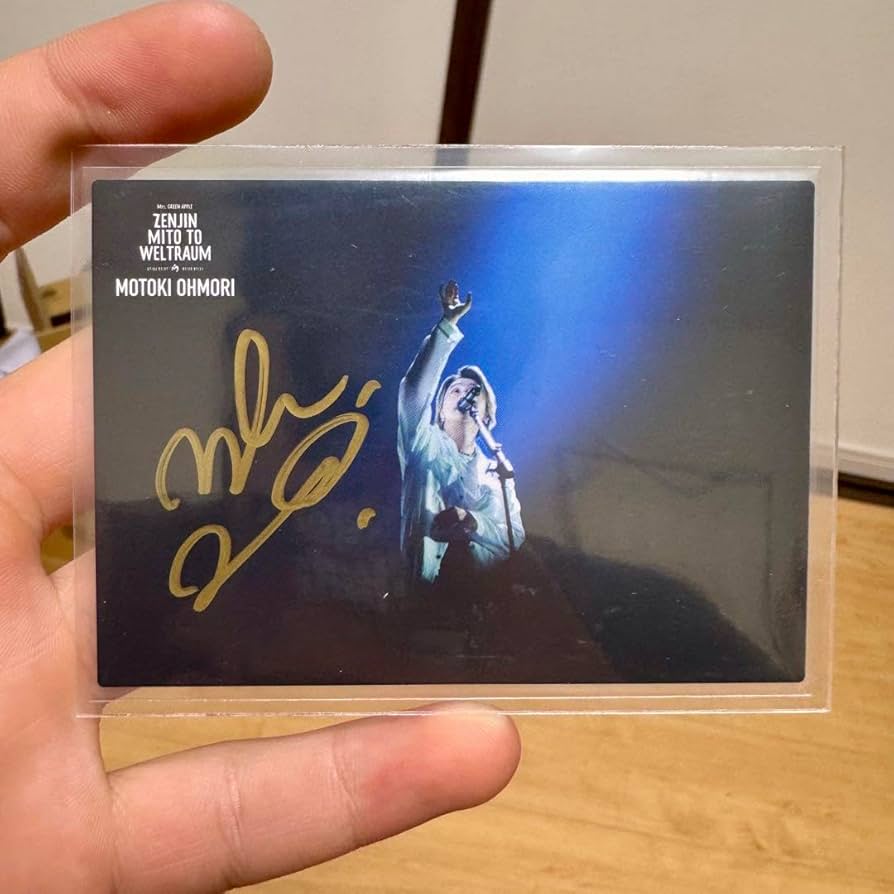 大森元貴 直筆サイン入りフォトカード Mrs Green Apple 大森元貴 直筆