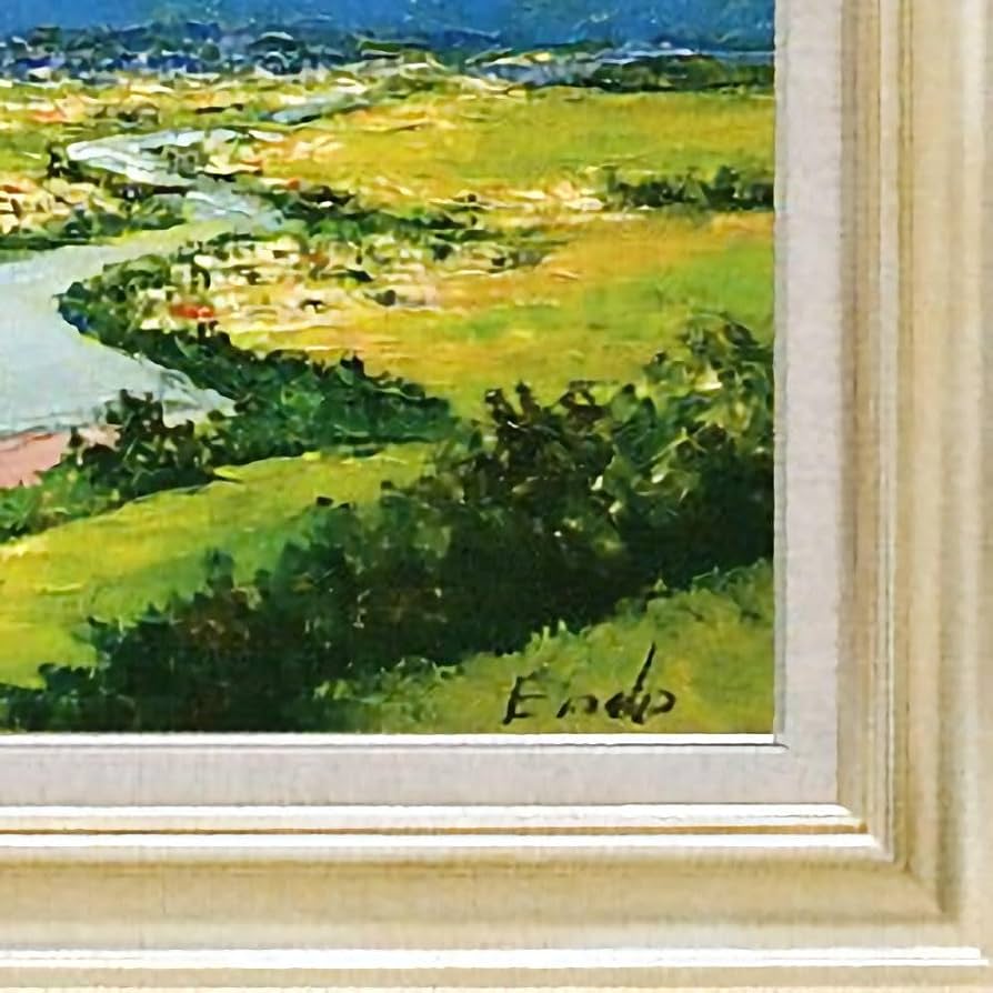 絵画 540 油絵/風景/街角/東京/秋葉原電気街/山手線/F10号 【公式通販】