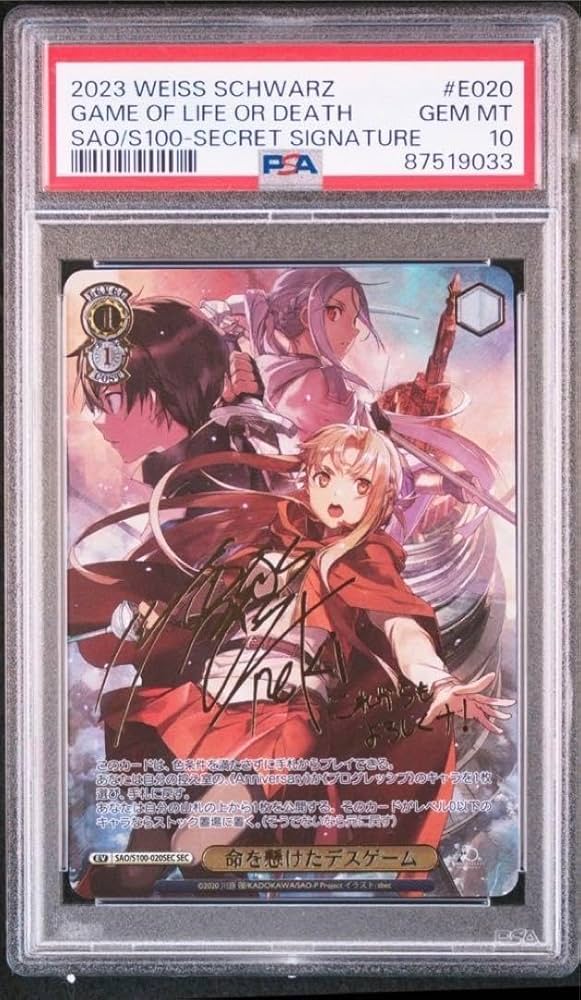 ヴァイスシュヴァルツ 命を懸けたデスゲーム SEC SAO 命を懸けたデス