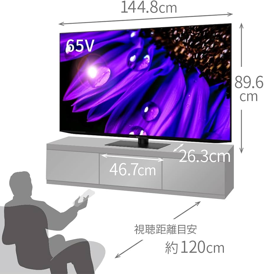 Amazon | シャープ 65V型 有機EL テレビ AQUOS OLED 4T-C65EQ1 4K