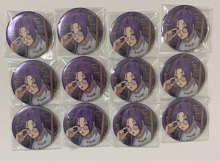 ブルーロック 御影玲王 チャイナカンフー 缶バッジ まとめ売り ブルー