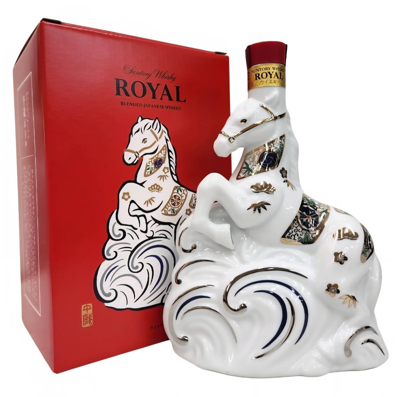 Amazon.co.jp: サントリー ローヤル 干支〈午歳〉ボトル 2026年 43度