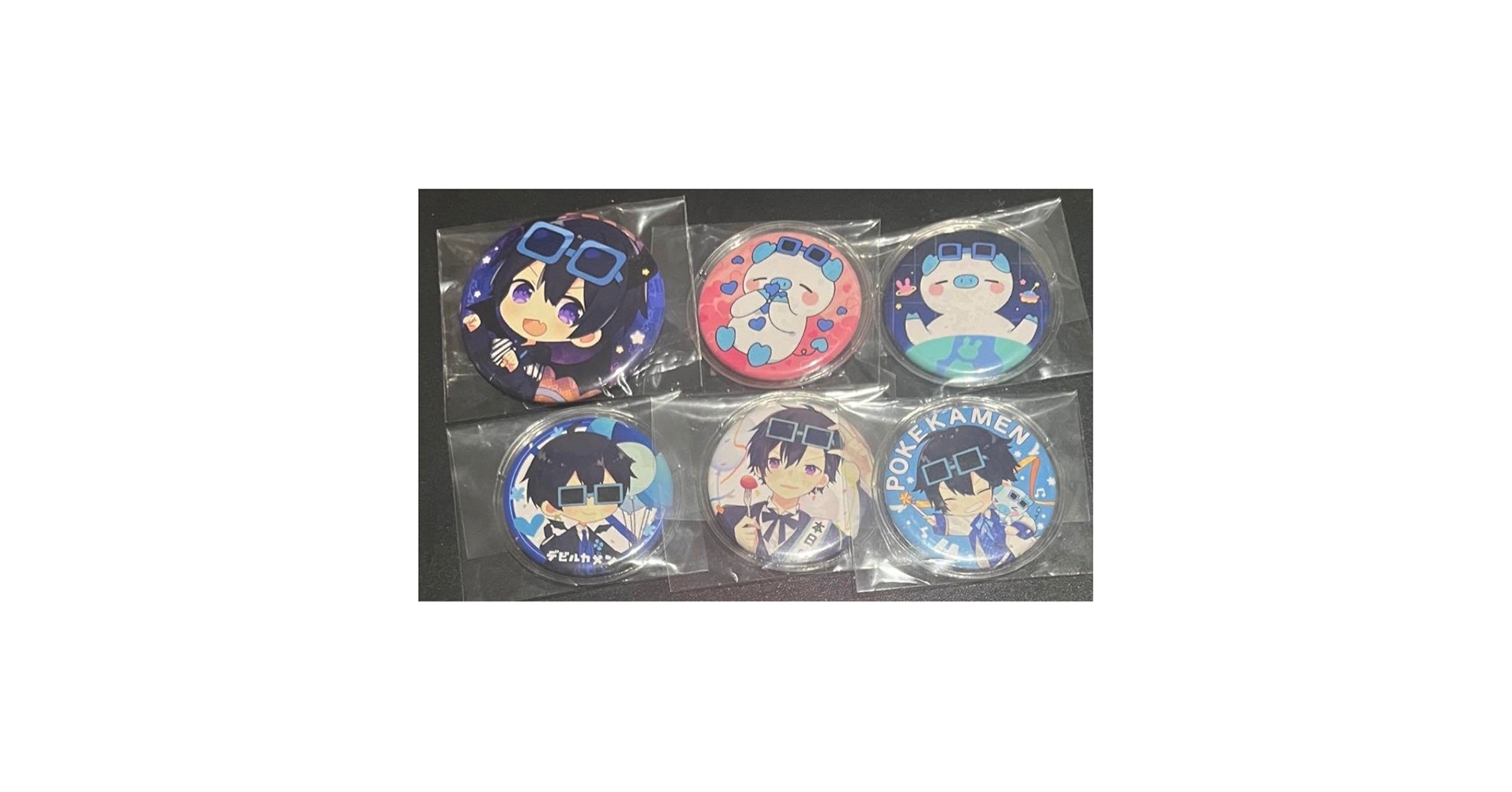 ポケカメン 缶バッジ .: ポケカメン 缶バッジ 缶バ デフォ