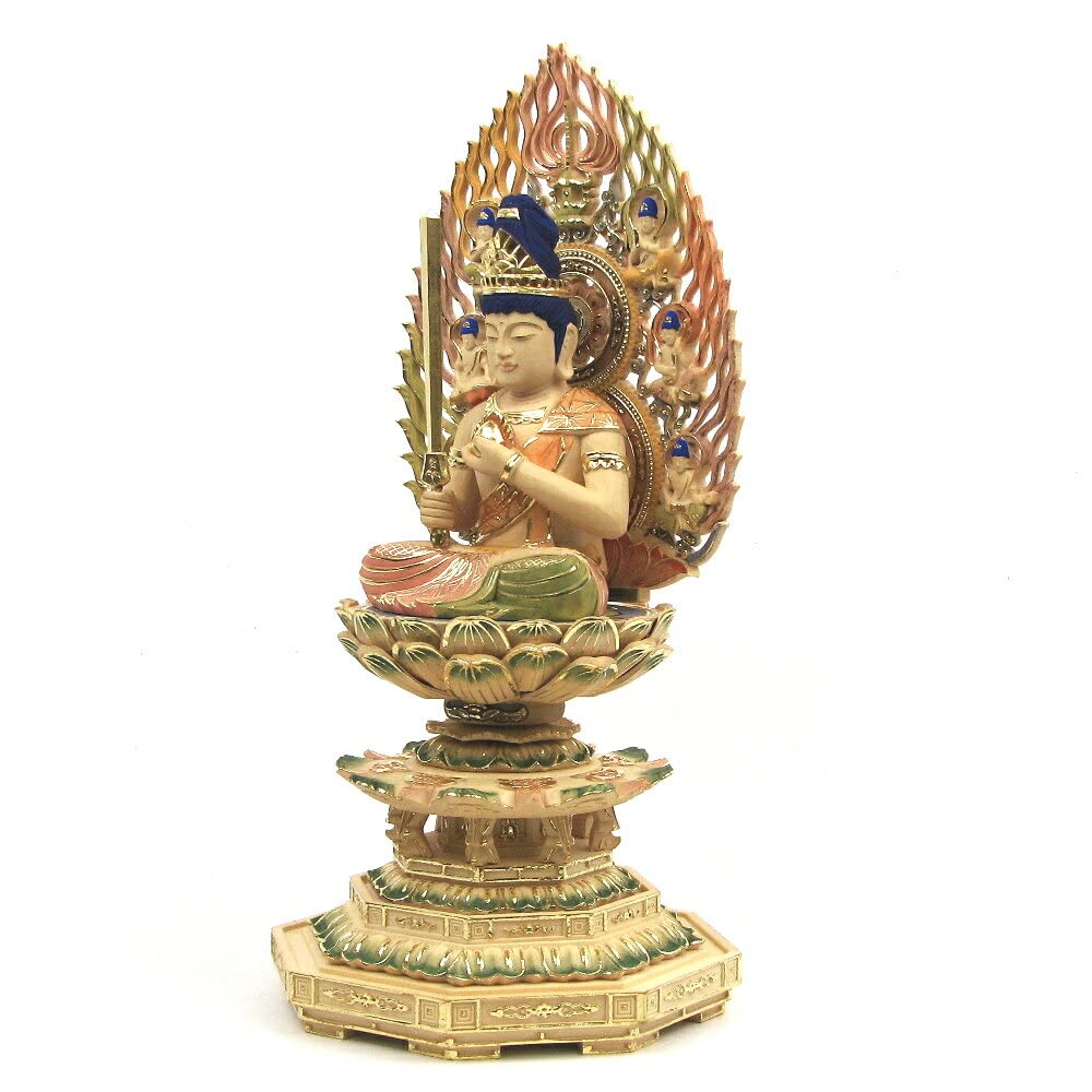 ♥とても古い 銅製 仏像 虚空蔵菩薩 十体 木箱付き 観音像 観音様 骨董