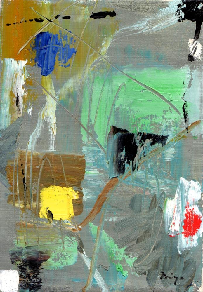 Shiro 抽象油彩画 ギャラリーEN ウォール】シロ 個展 / shiro solo