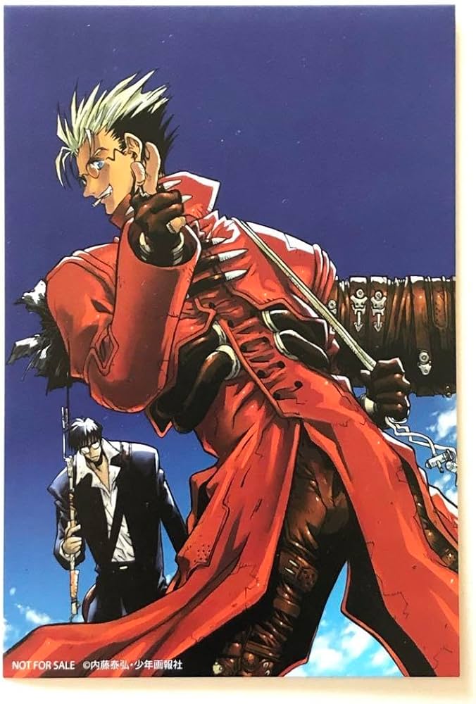 Amazon.co.jp: 内藤泰弘の世界展 特典 ポストカード トライガン