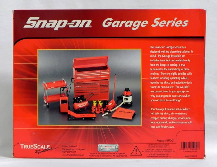 Amazon | TSM 1/18 スナップオン ガレージツールセット Snap-on Garage