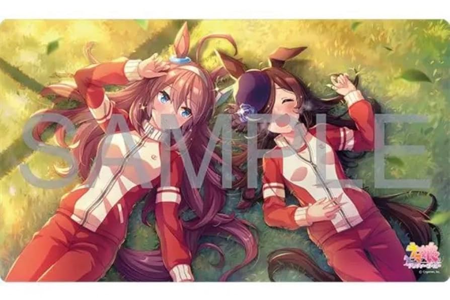 α1β1 ウマ娘チャイナ ミホノブルボン&ライスシャワー スリーブ&プレイ