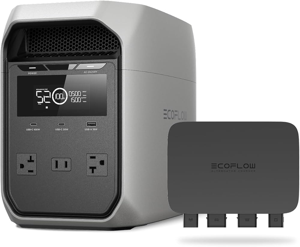 Amazon.co.jp: EcoFlow DELTA 3 Classic ポータブル電源 と 500W 走行