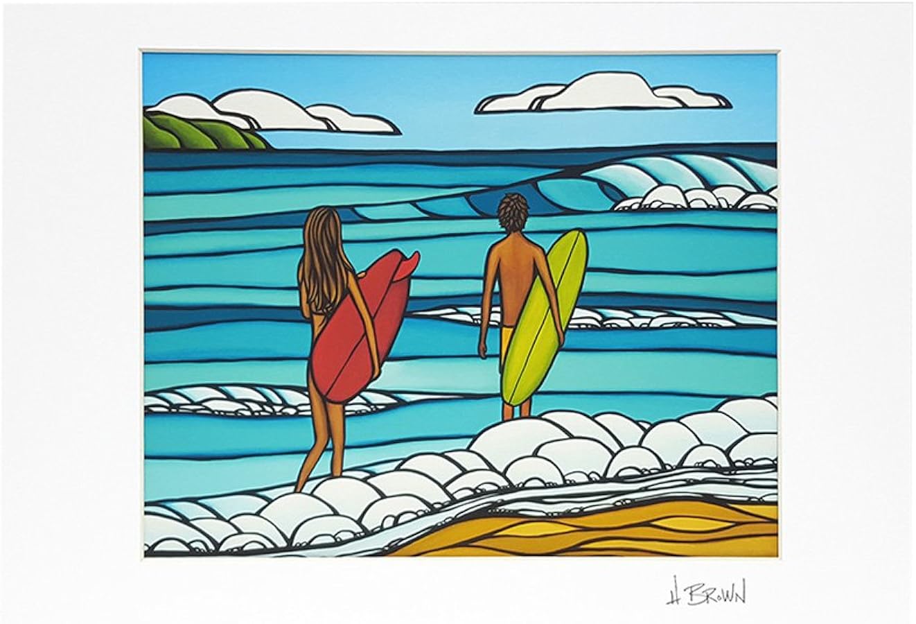 ヘザーブラウン のアートプリント絵画6枚セット ヘザーブラウン Amazon