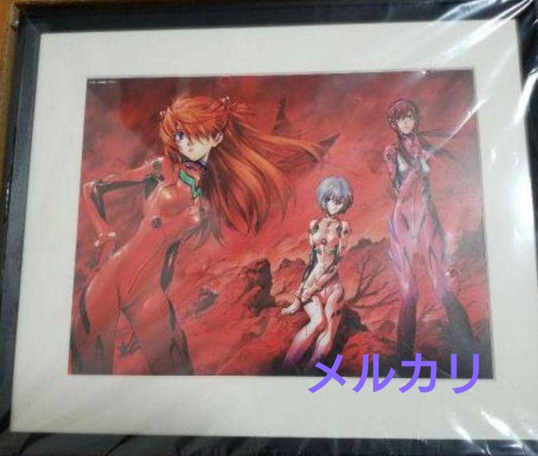 受注生産品】エヴァンゲリオン貞本義行 複製原画 レイ 受注生産品