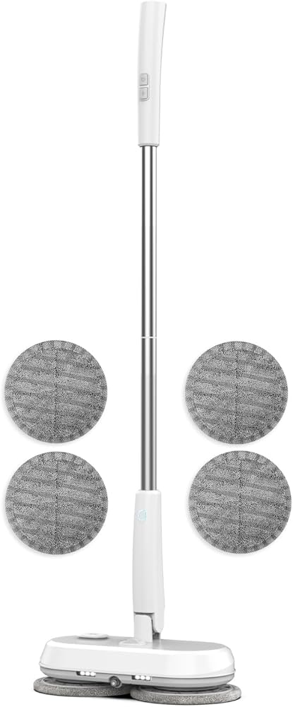 Amazon｜GOBOT 電動モップ コードレス回転モップクリーナー 水スプレー