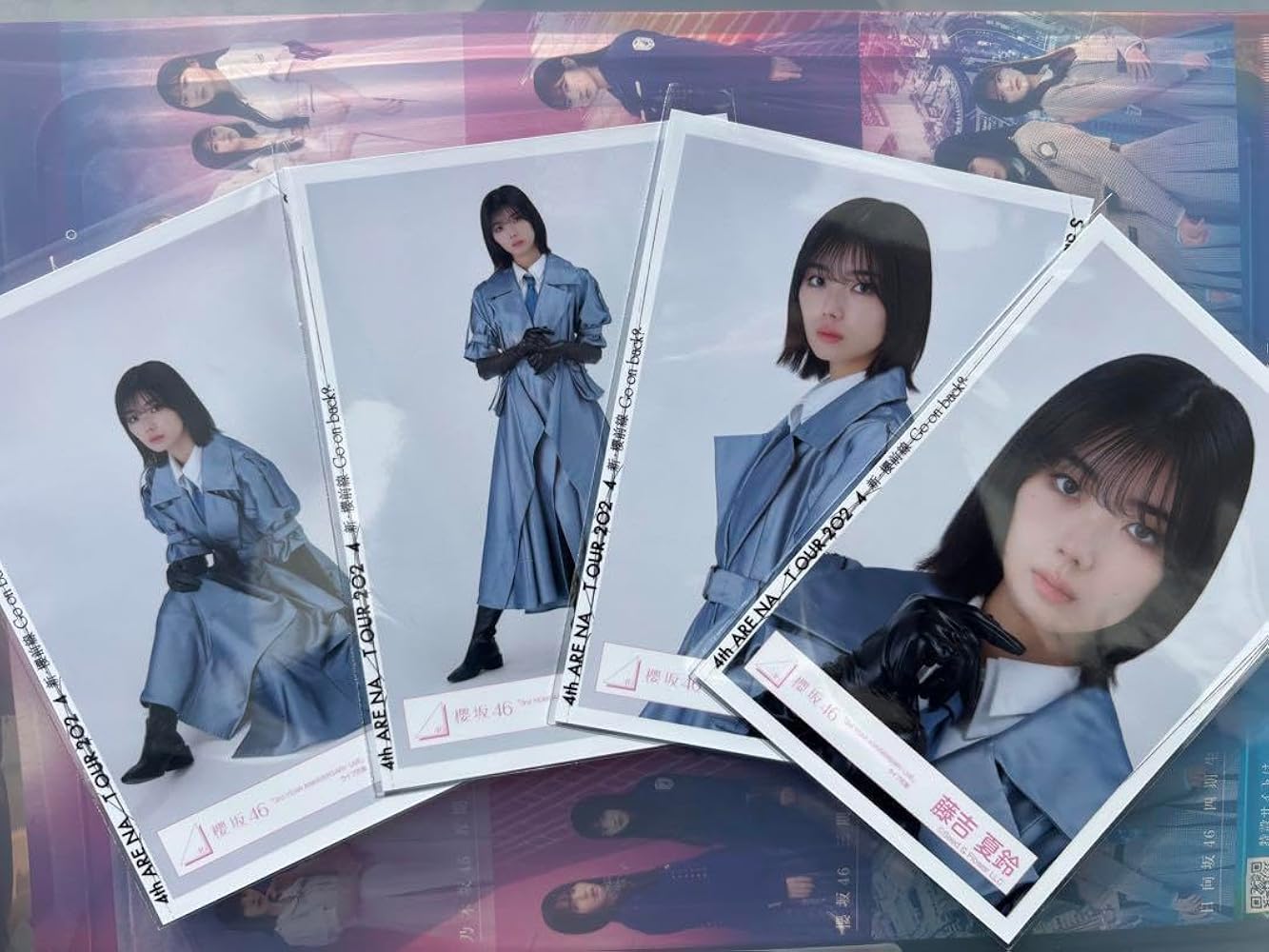 櫻坂46 藤吉夏鈴 3rdアニバーサリーライブサンタ衣装直筆サイン入り生写真