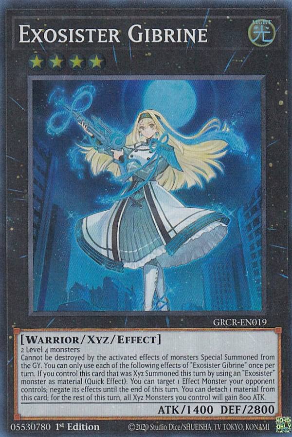 Amazon.co.jp: 遊戯王 GRCR-EN019 エクソシスター・ジブリーヌ