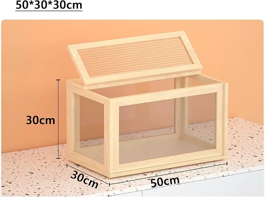 Amazon.co.jp: 爬虫類ケージ 通気性テラリウム 60 x 30 x 30cm 大型