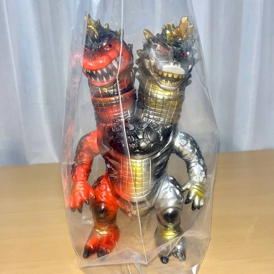 MAXTOY 双頭怪獣 デュアロス ソフビ 黒×銀 MAXTOY 双頭怪獣 デュアロス