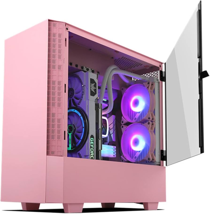 ミドルタワーPCケース アクリルウィンドウ付き Amazon.co.jp: ミドル