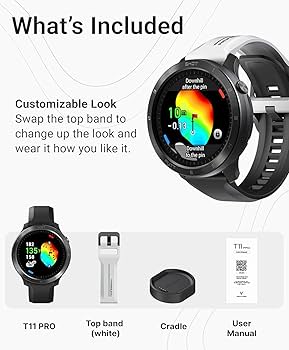 Amazon.com: Voice Caddie T11 PRO GPS Golf Watch AMOLED Display