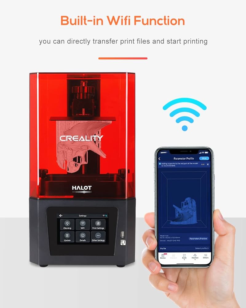 Amazon | Creality HALOT-ONE 3D プリンター 高精度印刷サイズ