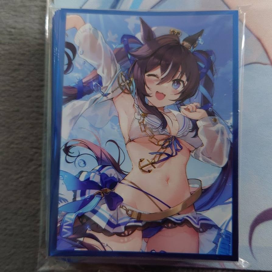 α2 ウマ娘 水着&海&鴎 ヴィブロス スリーブ&プレイマット Amazon.co.jp:
