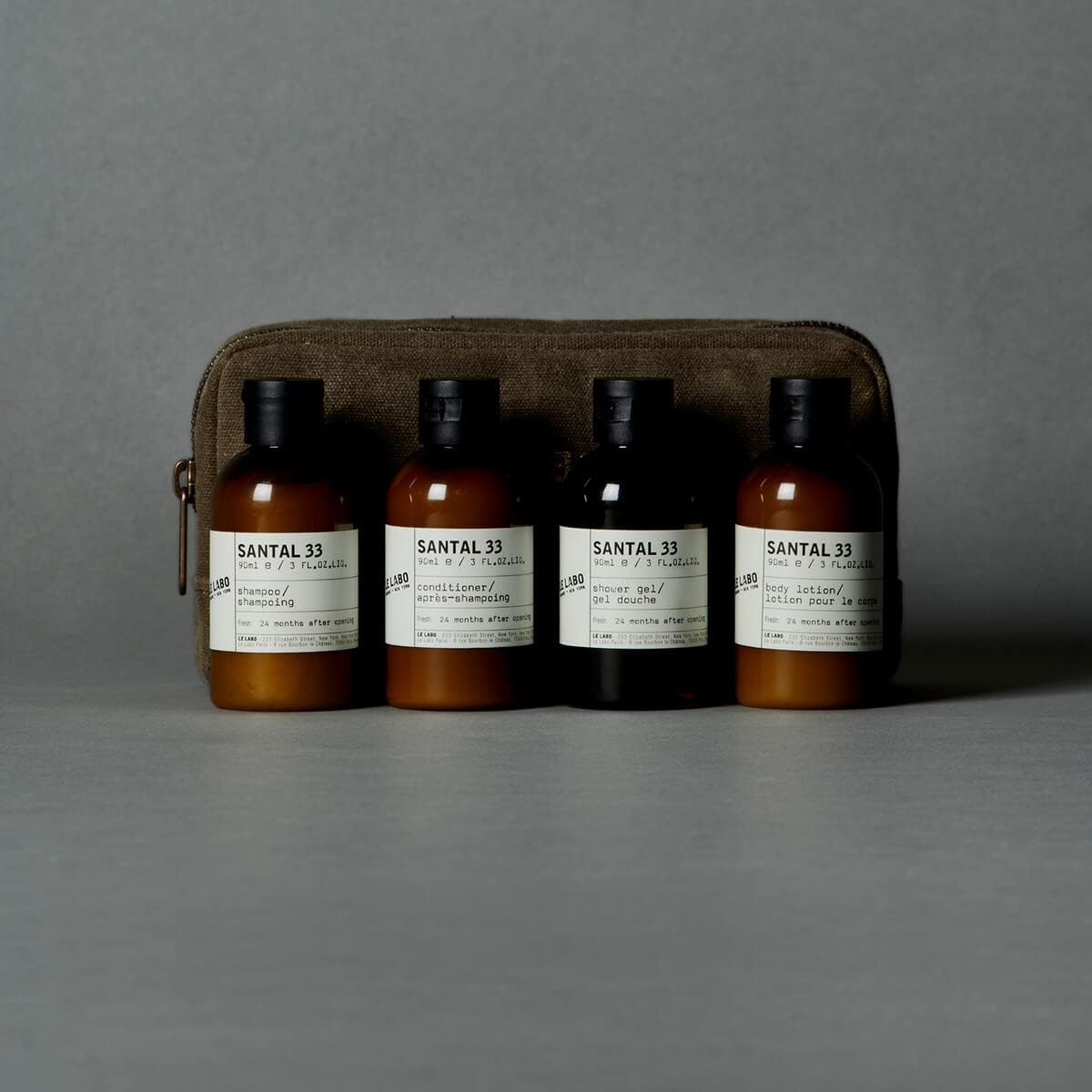 Amazon.com : Le Labo Santal 33 Body & Hair Travel Set 4 x 90ml/3.0