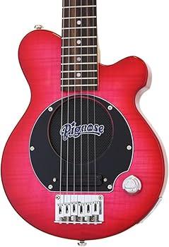 Amazon.co.jp: Pignose ピグノーズ エレキギター フレイムメイプルTOP