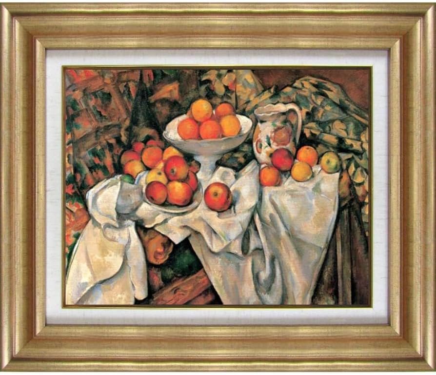 Amazon.co.jp: ポール・セザンヌ リンゴとオレンジ F6号 複製画 静物画