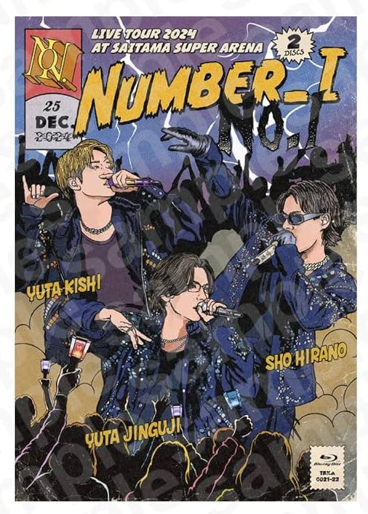 Number_i CD・ライブDVD Number_i LIVE TOUR 2024 No.Ⅰ Blu-ray Disc