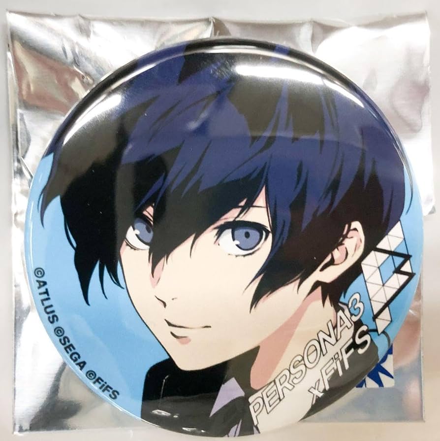 ペルソナ3 缶バッジ キタロー P3 男主人公 AJ ランダム Amazon.co.jp