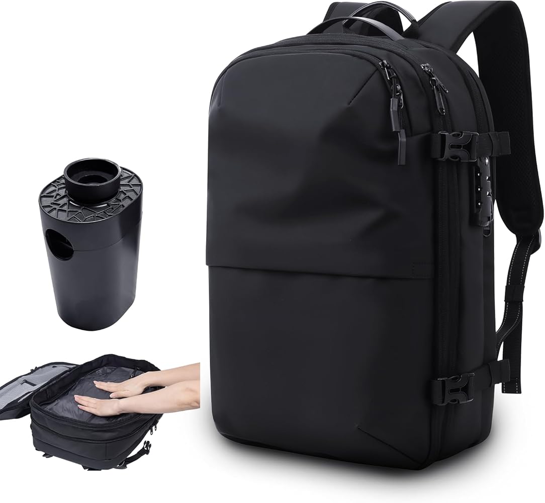 Amazon.co.jp: [KINGSLONG] ビジネスリュック 真空圧縮 リュック